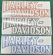 Vinyl Decals For Harley Dyna Low Rider ST  Sportster Fxr Fuel Tank Set Of 2