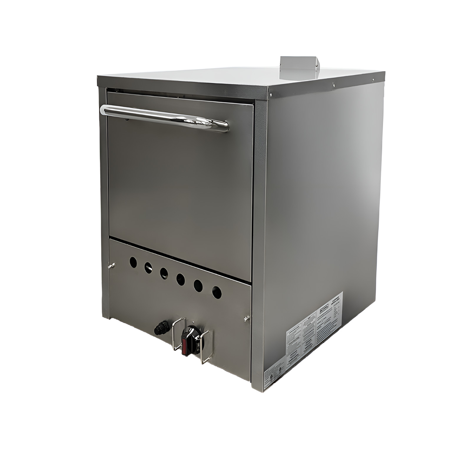 NSF 24" Gas Natural Doble Cubierta Horno Pizza Piedra de Fuego 32.000 BTU