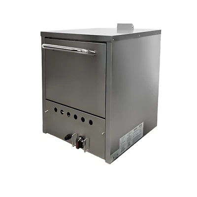 ELITE KITCHEN SUPPLY NSF 24" Natural Gas Double Deck Pizza Oven Fire Stone 32,000 BTU