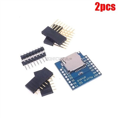 2Pcs Shield Mini Micro Sd Card Tf Wifi ESP8266 Arduino For Wemos D1 New Ic vo