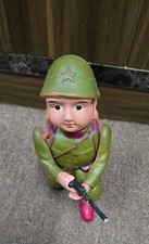 Vintage Rare Celluloid Tin Wind-Up Toy Made in Japan Working Condition Original