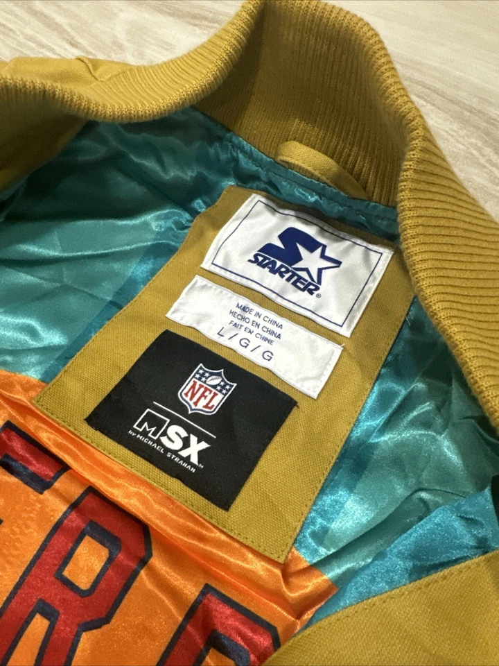 Chaqueta Universitaria Michael Strahan Starter NFL Super Bowl LVII 57 Arizona MSX Grande Foto 3 de 4