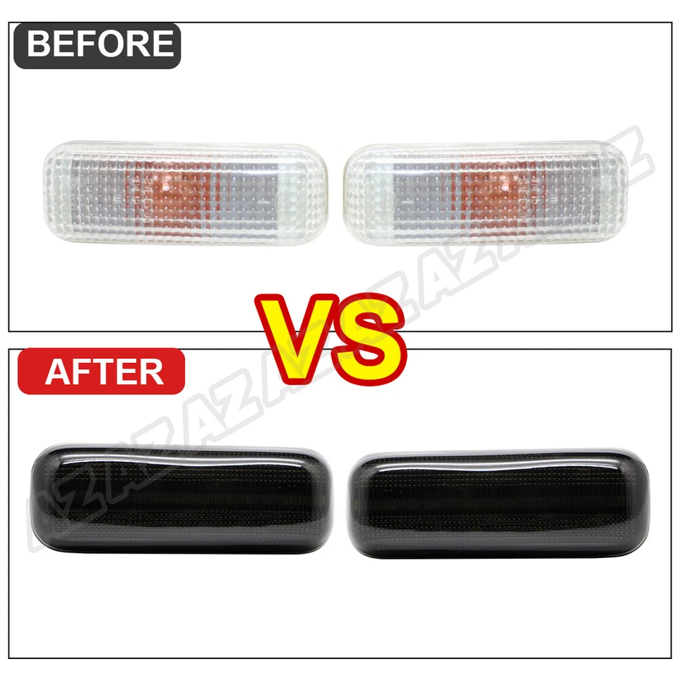LED Side Marker Light For 1998-2003 Mercedes-Benz W163 ML320 ML430 ML55 AMG Foto 4 de 4