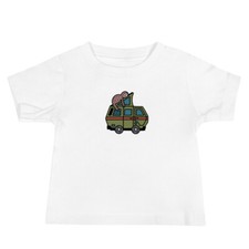 Stewie Sloth Vanagon T3 Westy Camper Van Linda Divertida Niño Niña Bebé Camiseta Regalo NUEVA