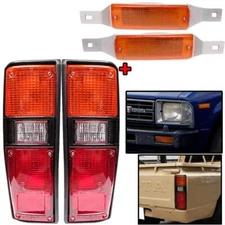 Front Bumper Lamp Rear Tail Light Set For Toyota Hilux RN40 LN40 Pickup 1978-83