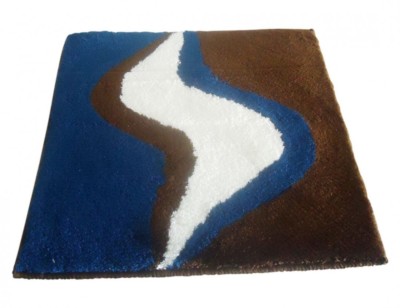 Sanwood WC Vorleger Toilettenvorleger Badematte Bad Teppich 60x60cm Linda 