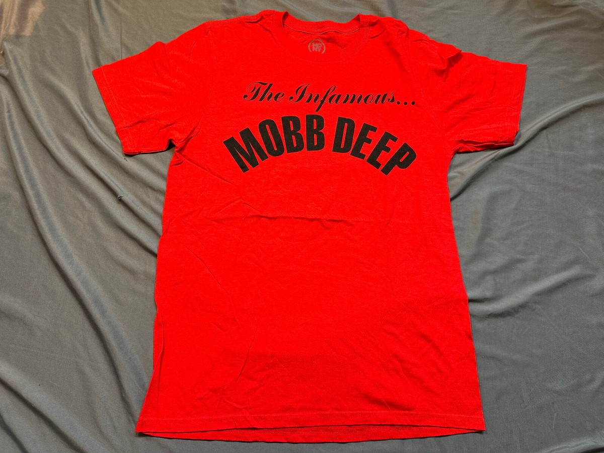 The Infamous Mobb Deep L T-Shirt Rap Tee Hip Hop EPMD Prodigy HNIC 