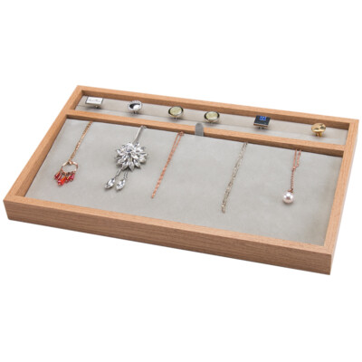 2 in 1 Holz Vorlagebrett Schmuckablage Ketten Armbänder Schmucktablett Schmuck