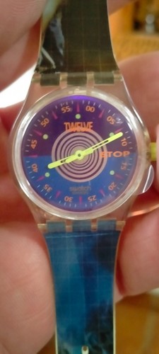 2003 Swatch Stop Watch SZIGET ROCK FESTIVAL BUDAPEST In Box OROLOGIO vintage - Foto 6 di 8