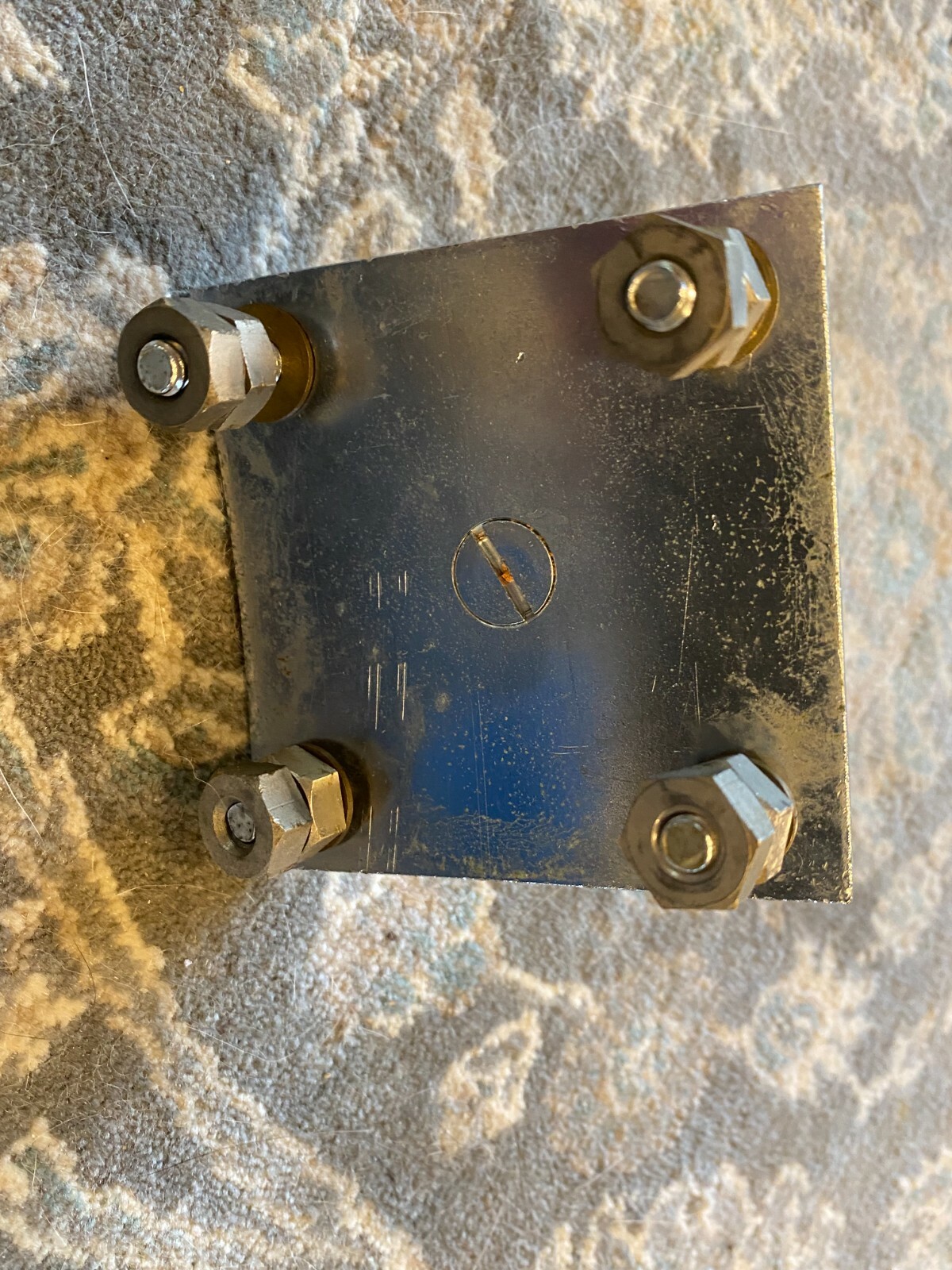 Vintage Bass Drum Cymbal Mount 4 hole Chrome Ludwig Leedy Rogers Slingerland eBay