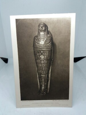Ägyptische Mumie von Heru Em Heb Ägypten Zimmer 2 British Museum frühe alte Postkarte