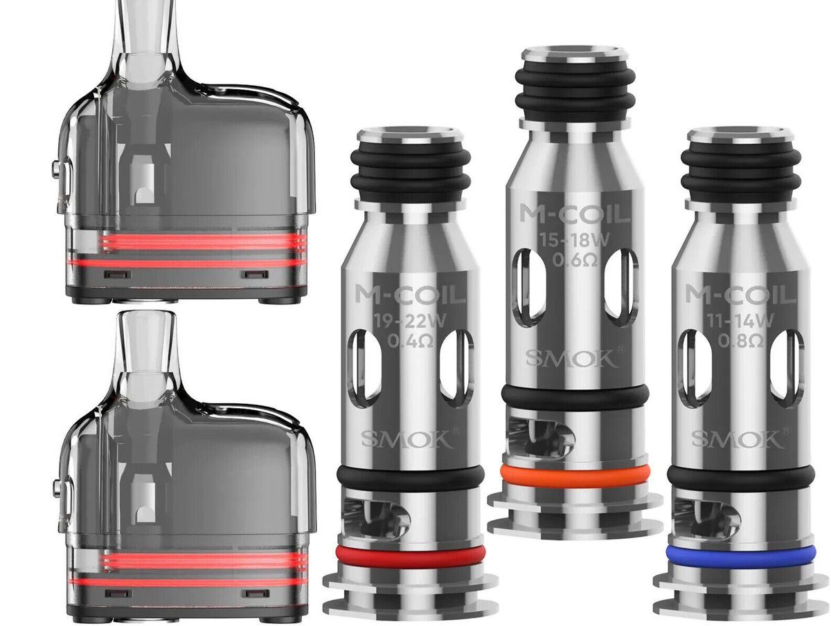 SMOK M REPLACEMENT COILS 0.4/0.6/0.8ohm/Tech247 Empty Spare Pods-FAST  DISPATCH