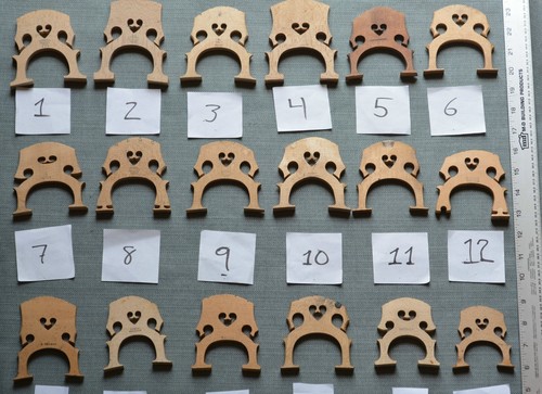 Vintage Cello Bridge Selection