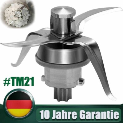 NEU Vorwerk Thermomix TM21 Küchenmaschine Ersatz Messer Mixmesser Edelstahl DHL
