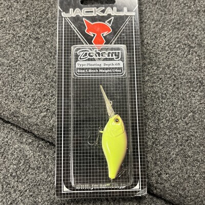 Jackall D Cherry Crankbait Diving Cherry 48 Purple Chartreuse - 1/4 Oz Dives 6ft