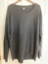 Calvin Klein Jeans Brand Sweater Black Size XXL New No Tags HILO hem, super comf