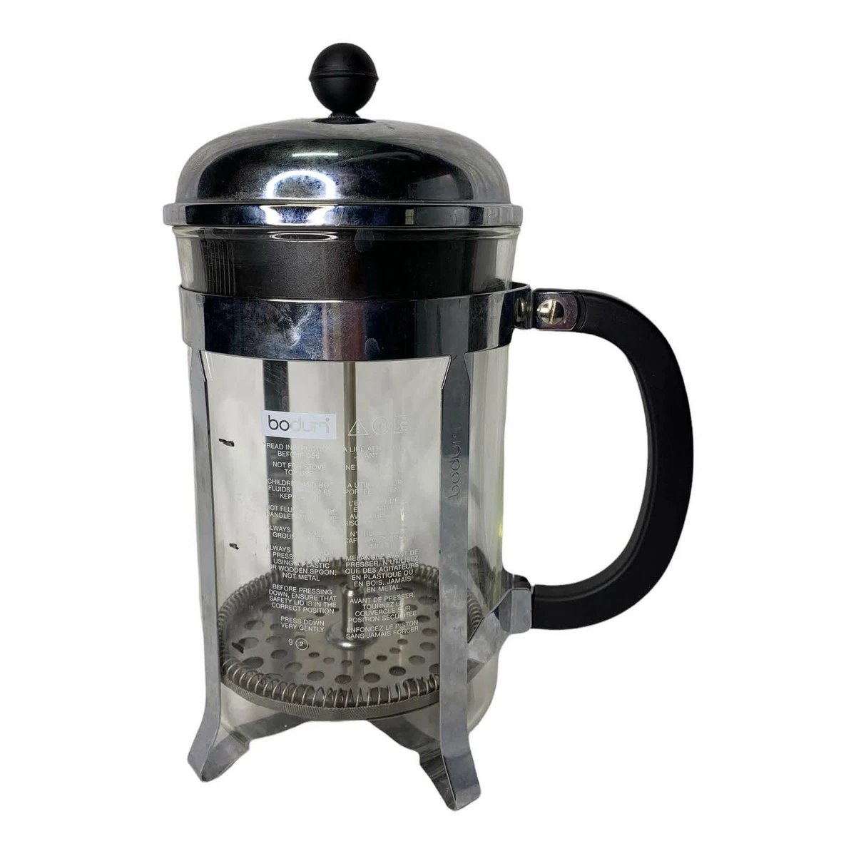 Bodum CHAMBORD French Press Coffee Maker, Chrome