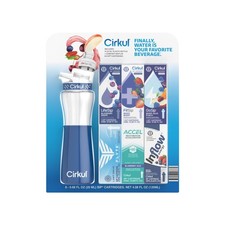 Cirkul 22 fl oz Plastic Bottle and Navy Chill Sleeve Value Pack