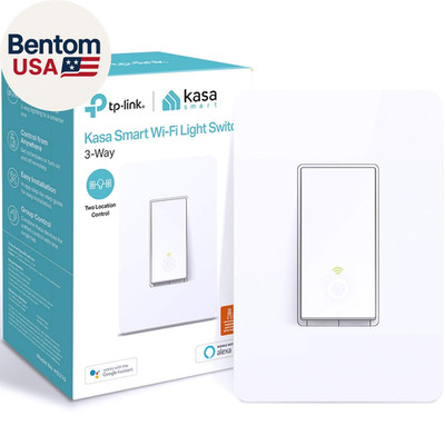 Kasa Smart 3 Way Switch HS210, Needs Neutral Wire, 2.4Ghz Wi-Fi Light Switch Wor