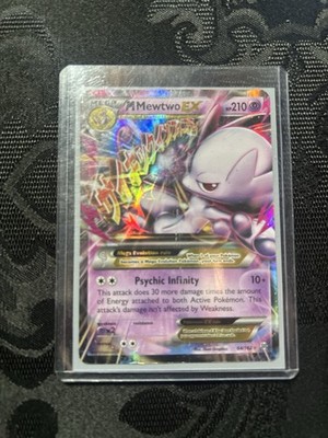 Pokmon M Mewtwo EX 64/162 Breakthrough Ultra Rare Mega Full Art Holo Card  | eBay