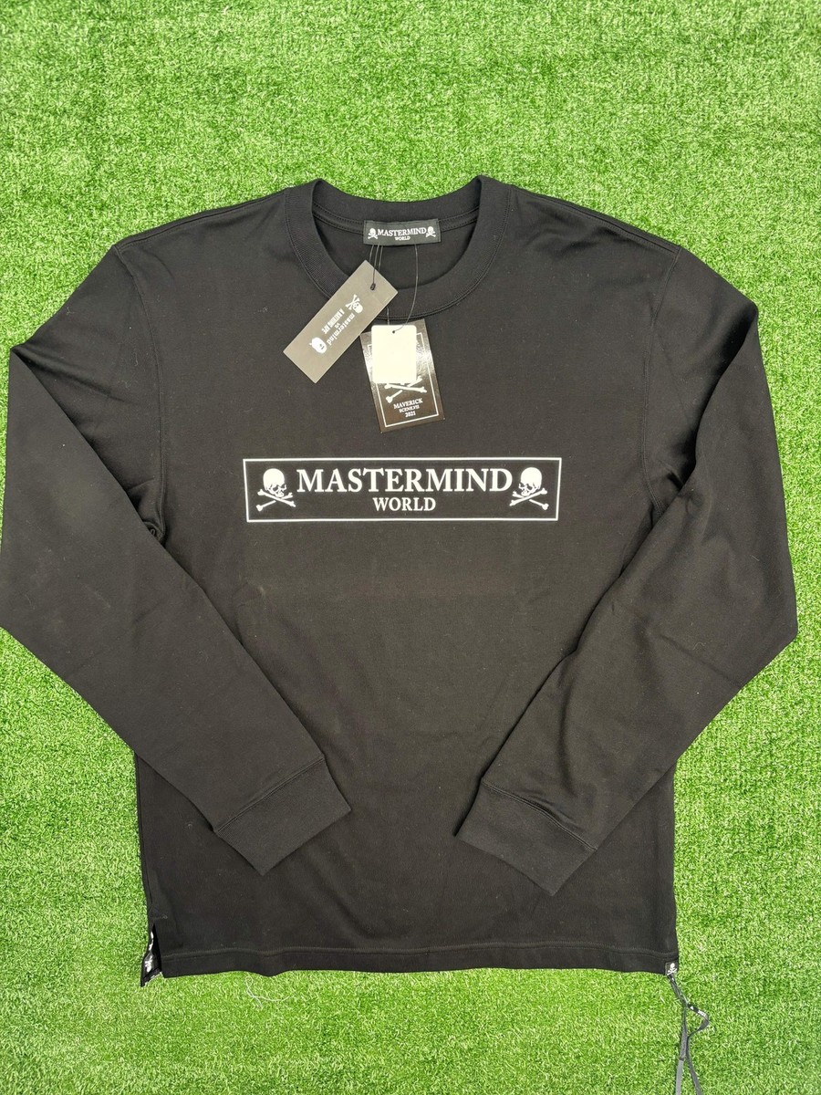 Mastermind World Boxed Logo L/S Black Shirt Size Medium (MSRP:$824.00) View 3
