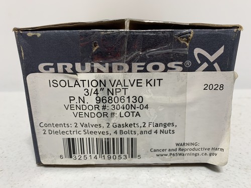 Grundfos 96806130 Trennventil-Set 3/4′′ NPT Messing (2er Set) - Bild 4 von 12