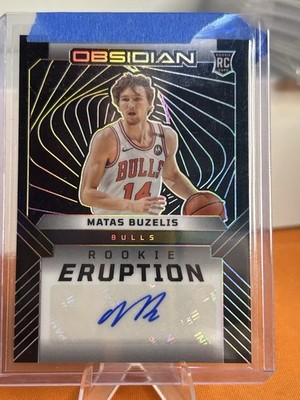 2024-25 Panini Obsidian - Rookie Eruption Autographs Matas Buzelis #REA-BUZ /149