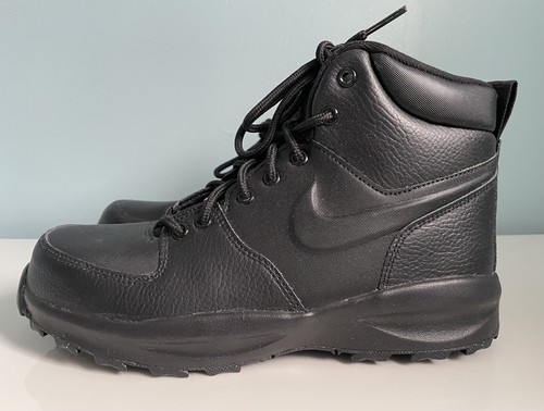 Nike Manoa Unisex Leder Sneaker BQ5373-001 Schwarz Boots Größe UK 5,5 - Bild 2 von 12