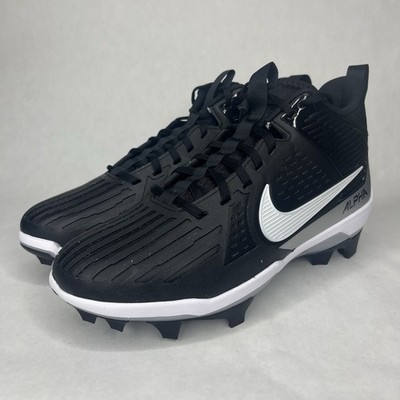 NIKE ALPHA MENACE STRONG BLACK/WHITE FOOTBALL CLEATS II5139  display picture 2