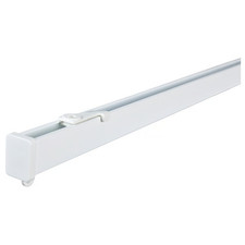 IKEA VIDGA Single Curtain Track Rail 140cm White Ceiling Mount Rail System
