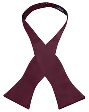 S.H. Churchill  Co. Men's Self-Tie Satin Bow Tie - Faux Silk for Wedding Tux...
