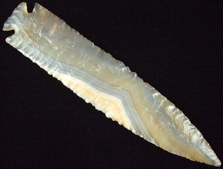 Exceptionally Fine 6 1/4 inch Missouri Dovetail Point with COA Arrowheads