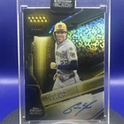 2026 Topps Chrome Black Christian Yelich Chrome Black Autographs (RAW)