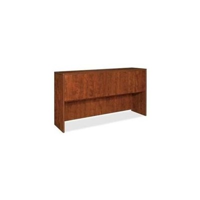 Lorell LLR69416 Hutch 71.8''W x 15''D x 36''H Cherry 4 Door