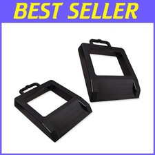 Heavy-Duty Rubber Chocks for Pallet Jacks, 2 Pack