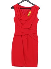 Coast Bodycon Midi Dress UK10 in Red