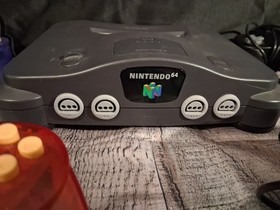 Nintendo 64 N64 Black Console w/ Expansion Pak, 4 Controllers, AV/Power Cables