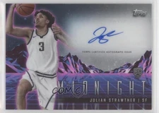 2023 Topps Midnight Rookie Horizon Signatures Julian Strawther #RHS-JS Auto RC