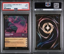 2023 Disney Lorcana Madam Mim #47 Foil PSA 9 come nuovo EN 2
