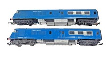 Rake of 2x Tri-ang R555/R556 OO Blue Pullman Power Car & Dummy Non-Runner Unbox