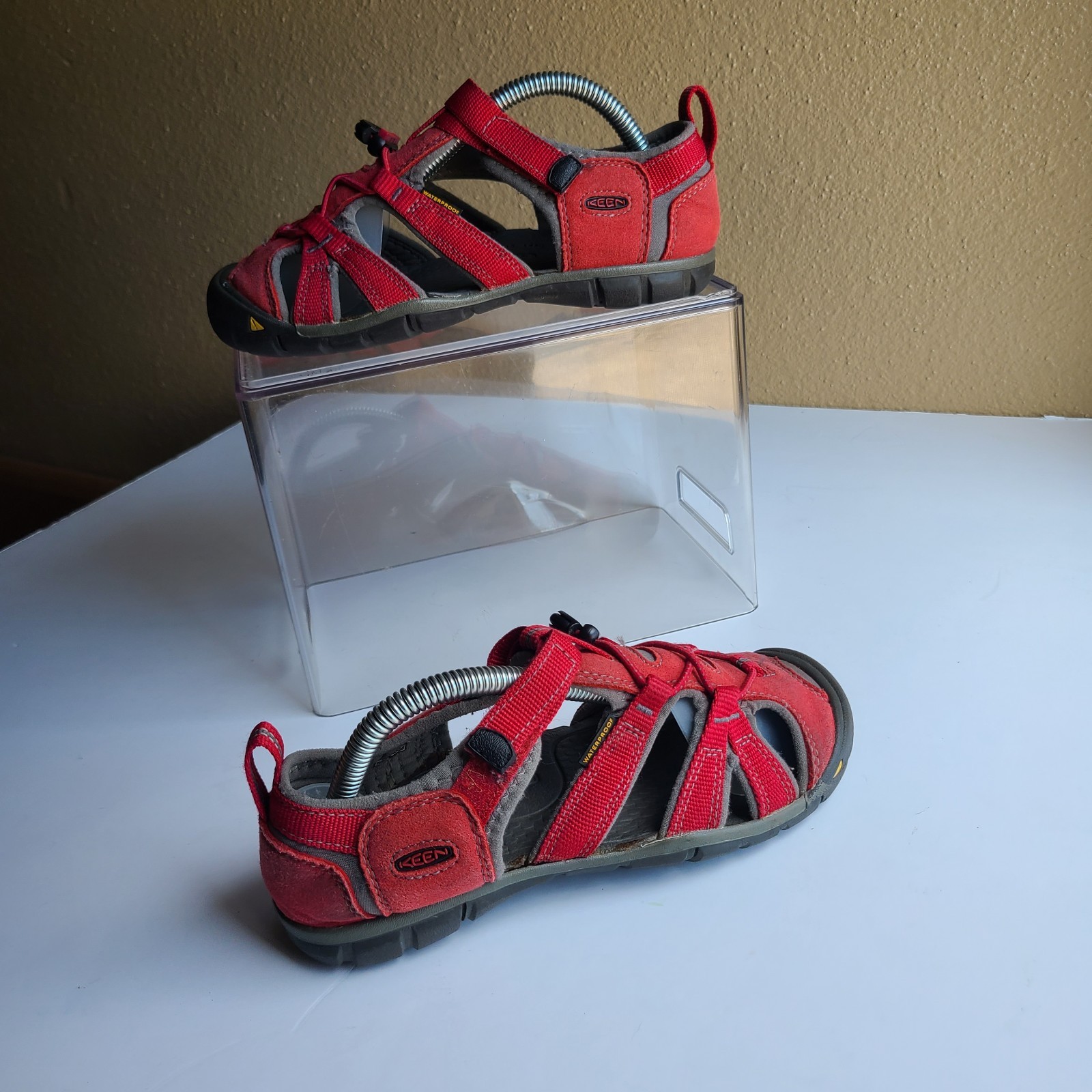 KEEN Footwear Big Kids Seacamp II CNX Nastro Rosso Lega Bambini Taglia 3