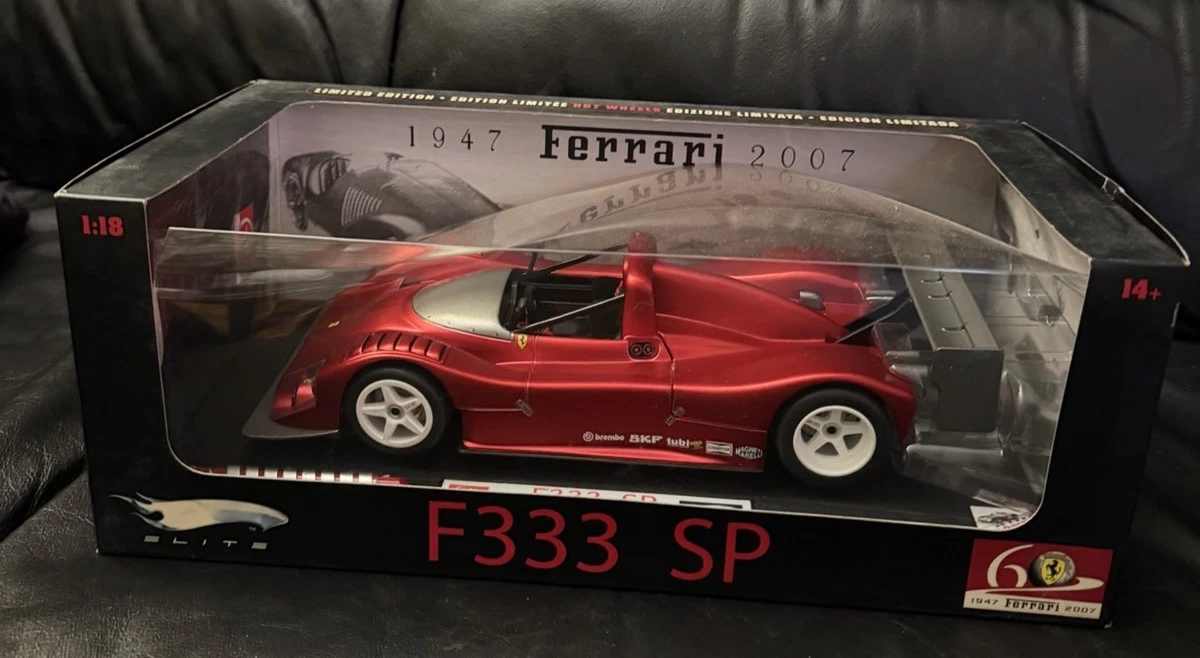 25+ Hot Wheels Ferrari 333 SP Contemporary Manufacture Diecast