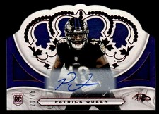 2020 Panini Chronicles Crown Royale Red Auto Patrick Queen RC 21/75 #CR-18