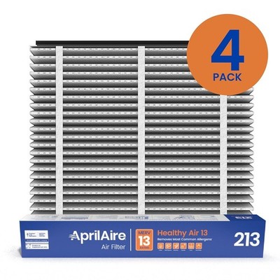 Aprilaire 213 Home Air Filter Media Replacement For Models 2210 & 4200(Pack of 4
