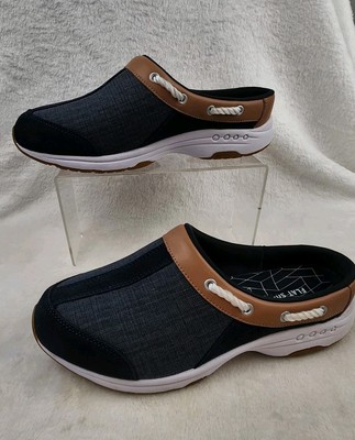 Easy Spirit Womens Mule Shoes TravelPort Size 10 M Blue Athletic Clog NWOB 