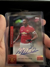 Antonio Valencia /99 Autograph Card Topps Manchester United Set Man Utd