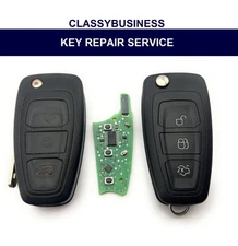 Ford Focus Transit Custom Flip Key Fob Repair  Case Battery Replacement Service