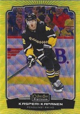 2022-23 O-Pee-Chee Platinum Neon Yellow Surge #94 Kasperi Kapanen Penguins