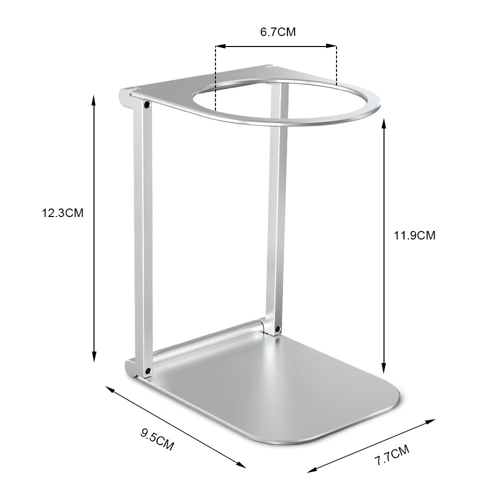 Foldable Aluminum Alloy Coffee Drip Stand Portable Universal Espresso Machine Ha