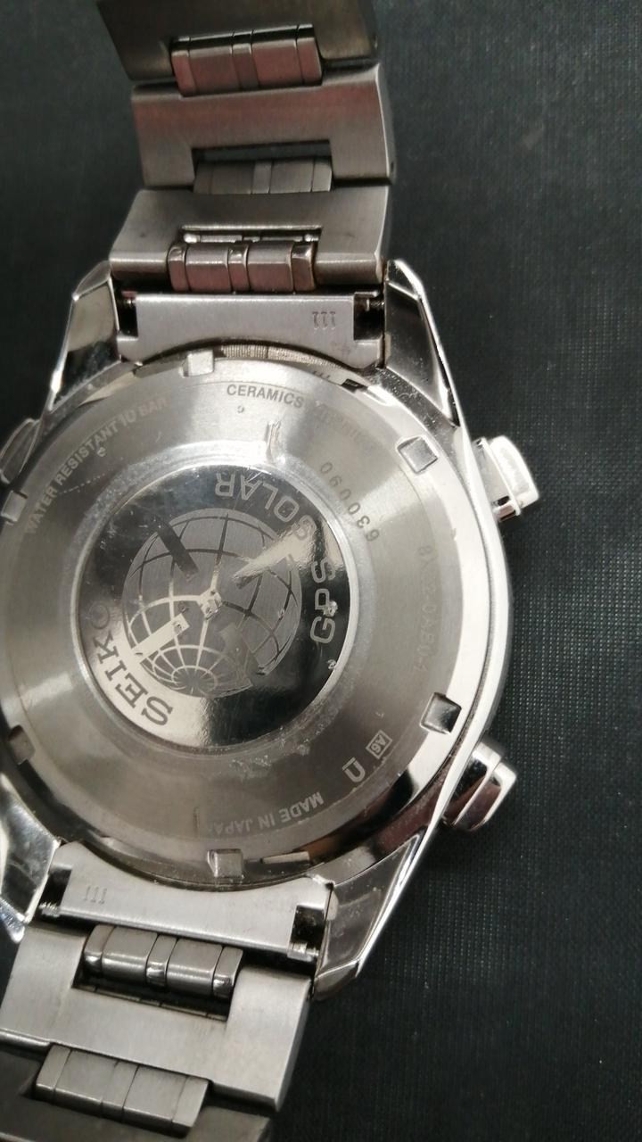 japanSeiko Astron 8X82 GPS Solar Chronograph Titanium Watch 44mm image 4